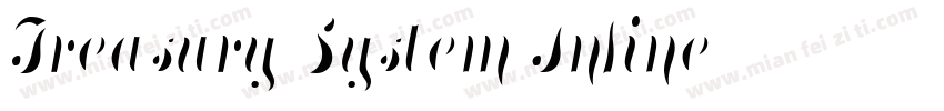 Treasury System Inline字体转换
